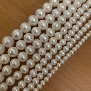 Seed Pearl Baroque Rice Pearl Freshwater Pearl Ivory White - Etsy