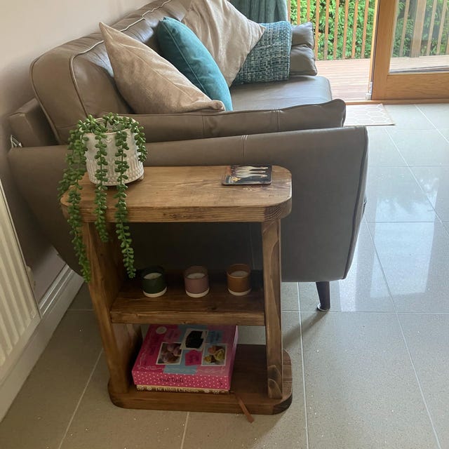 Customer photo accompanying the Bedside Table Rounded Edges review.
