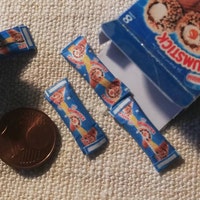 DIY Printable TV Game Popcorn Dollhouse Miniature Furniture 1:6 Scale 5 ...