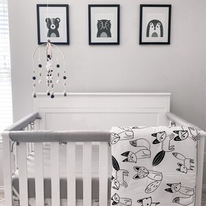 Black and White Nursery Print Set of 6 Nursery Printable Set - Etsy