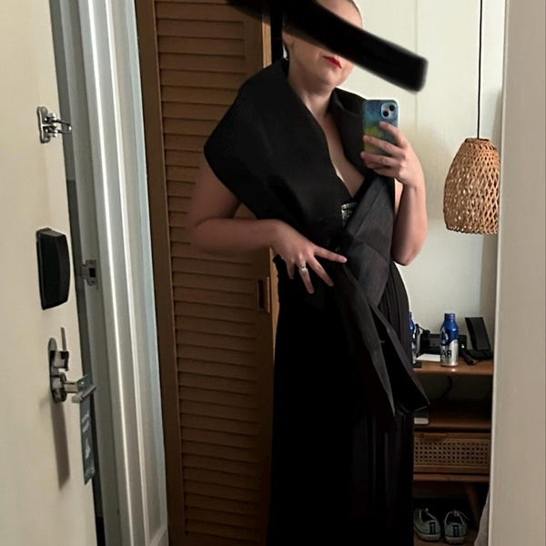 Luxe Oversized Off-Shoulder Bowknot Shawl main image 0