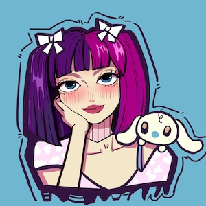 Custom Profile Picture/korean Style/avatar/digital Photo/cartoon ...