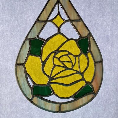 Honeycomb Spinner Stained Glass Pattern Etsy