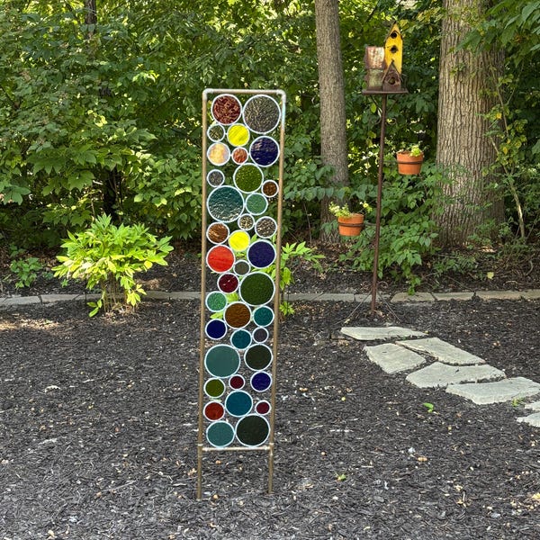 Stained Glass and Copper Custom Hanging Frame. Custom Made in the ...