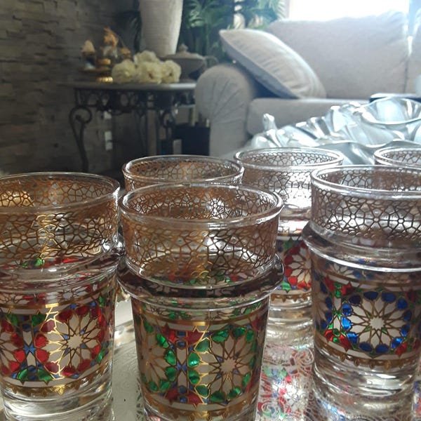 Lot De 2 Tasses Beldi En Céramique Rouge - Fait Main Maroc - Neuf