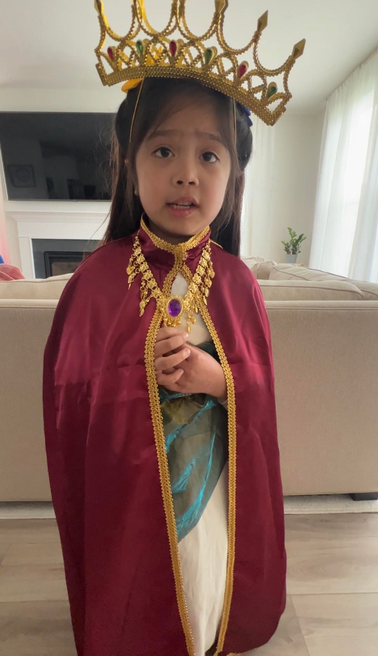 Children's Queen Esther Biblical Costume