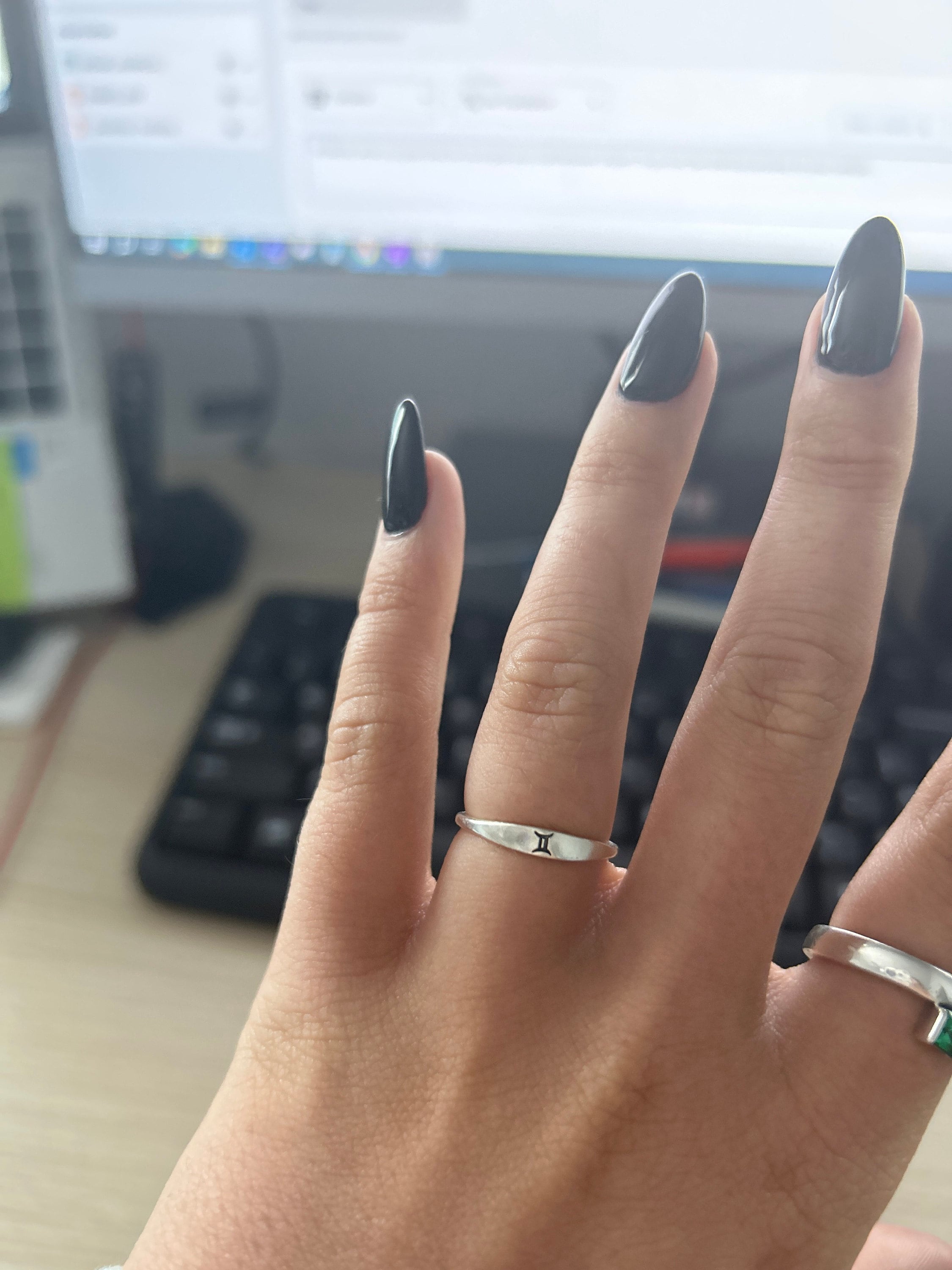 Zodiac Ring by CaitlynMinimalist • Custom Zodiac Jewelry in Sterling Silver, Gold & Rose Gold • Birthday Gift for Her • RM21F31