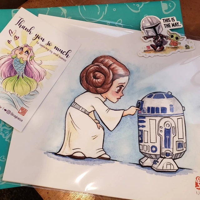 レイア姫とR2D2 - Etsy 日本