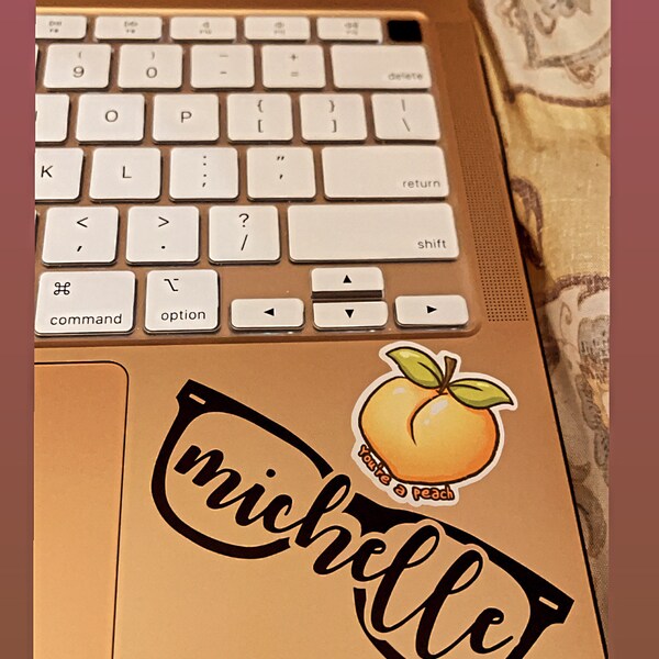 Script Name Within Eyeglasses Vinyl Decal Sticker | Optometrist ...