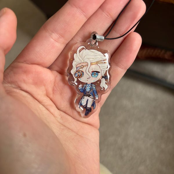 Identity V Survivor Phone Charms | Idv 2” Double-sided Glitter Epoxy ...