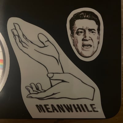 Meanwhile Twin Peaks Vinyl Laptop Sticker Phone Decal - Etsy