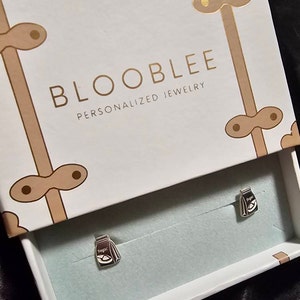 Customer photo, Bag of Sugar Stud Earrings