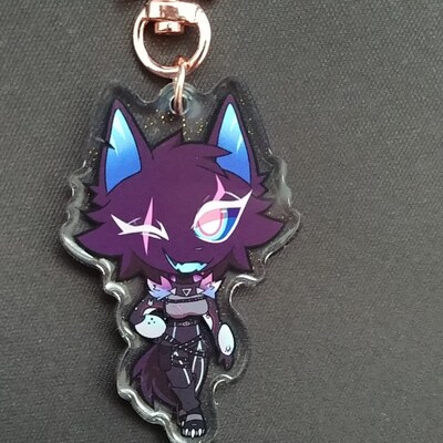 Wolf High Wire 2.5/6.3cm Double Sided Acrylic Charms - Etsy