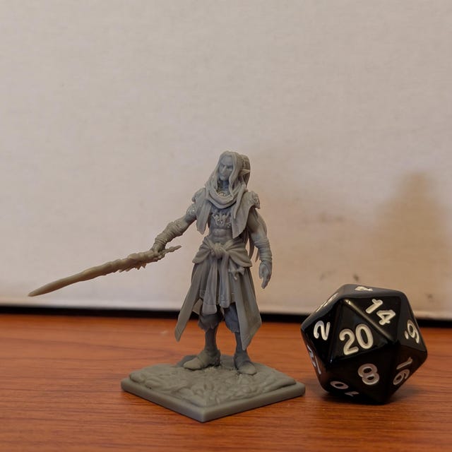Unpainted DND Shopping Cart Miniature - Fantasy RPG Tabletop Figurine For Dungeons & Dragons, Collectible, 3D Printed