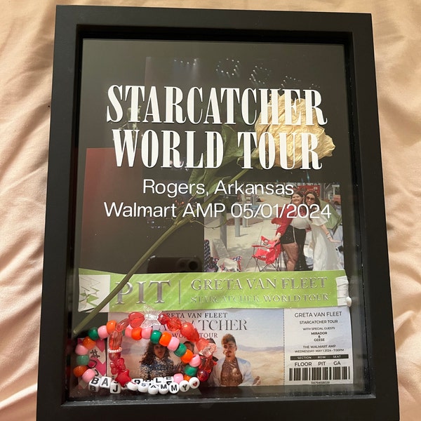 Custom Concert Shadow Box - Etsy