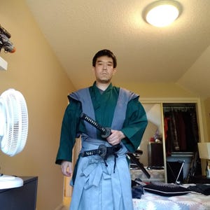 オーダーメイドの日本の侍江戸時代の肩衣ベスト武術 - Etsy 日本