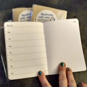 Midori Insert Weekly Calendar A5 Regular Wide B6 Personal A6 - Etsy