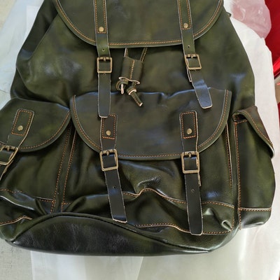 Genuine Leather Holdall Luggage Bag - Etsy UK