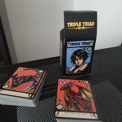 FFVIII Triple Triad Full Card Set - Etsy