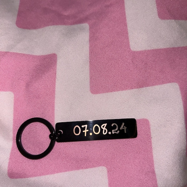 PERSONALISED Keyring Registration Reg Plate Keyring Keychain - Foto 4