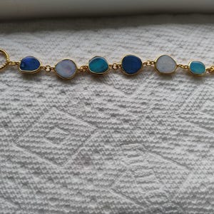 Customer photo from Essha, Hero Raw Australian Opal Bracelet