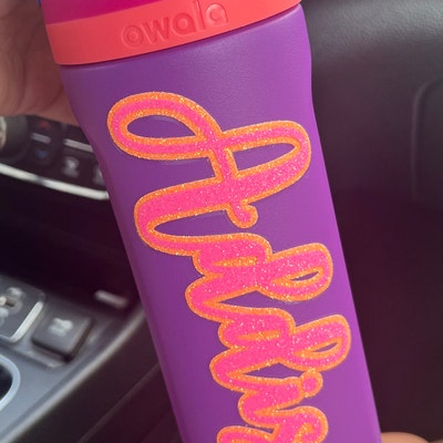 Cheer Glitter Stickers cheer Cursive Font Decal - Etsy