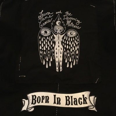 Embroidered Custom Ribbon Rocker Patch Personalized Patch Custom Patch ...