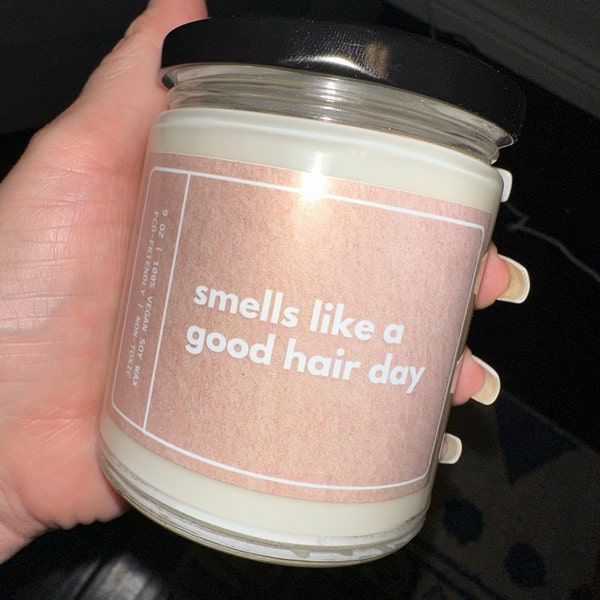 Smells Like Custom Text Candle Funny Gift Soy Candle Anniversary Gift ...