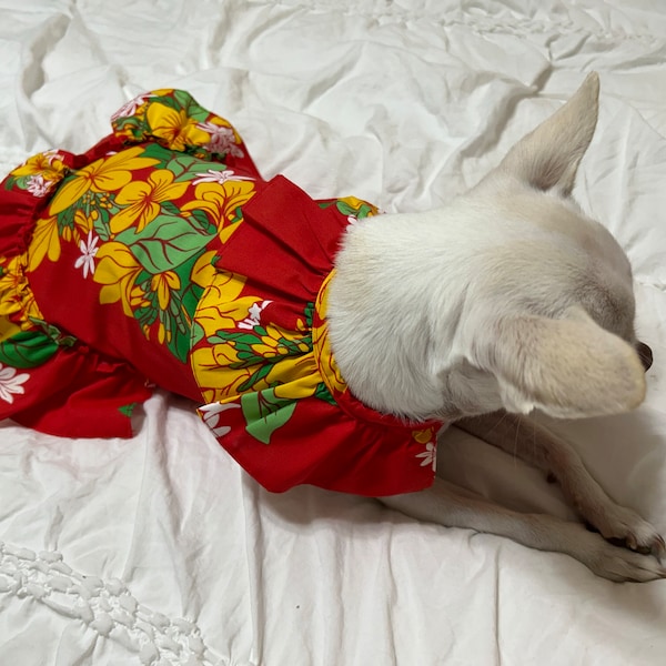 Purple Aloha Dog Dress main image 1