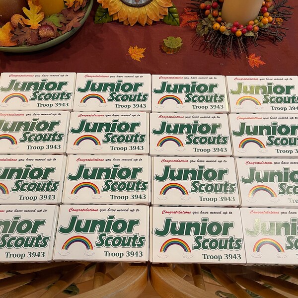 Customizable Junior Scouts 3.5 Oz Junior Mints Box Wrapper Girl Scout ...