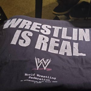Wrestling is Real T-shirt | John, Rock & Travis Merch - Comfort