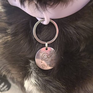 Free Entgraved Dog Tag,Double Side Silent Collar Tag,Custom Collar Tag,Personalized Cat Tag,Cat ID Tag,Dog ID Tag,Dog Name Tag,Pet Name Tag