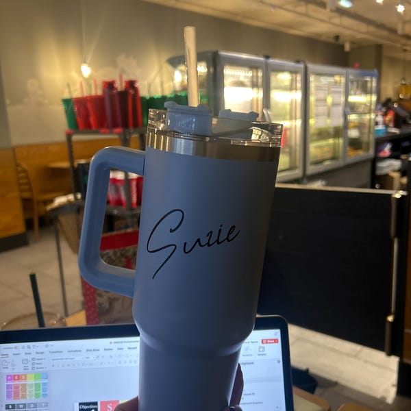 Personalised Travel Mug With Initial & Name In New Zealand - Foto 5