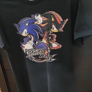 Hedgehog Japanese Shirt, Sonic Adventure 2, Dreamcast Japanese ...