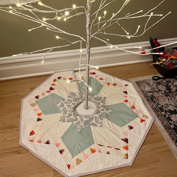 Fabric Brown Tree Skirt main image 0