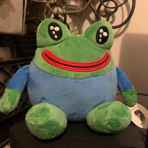 MizKif Pepe Frog Plushie | Etsy