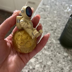 Crystal cauldron candle Birthday gift for witch Halloween home decor Witches brew Amethyst tower Housewarming present Gothic wedding