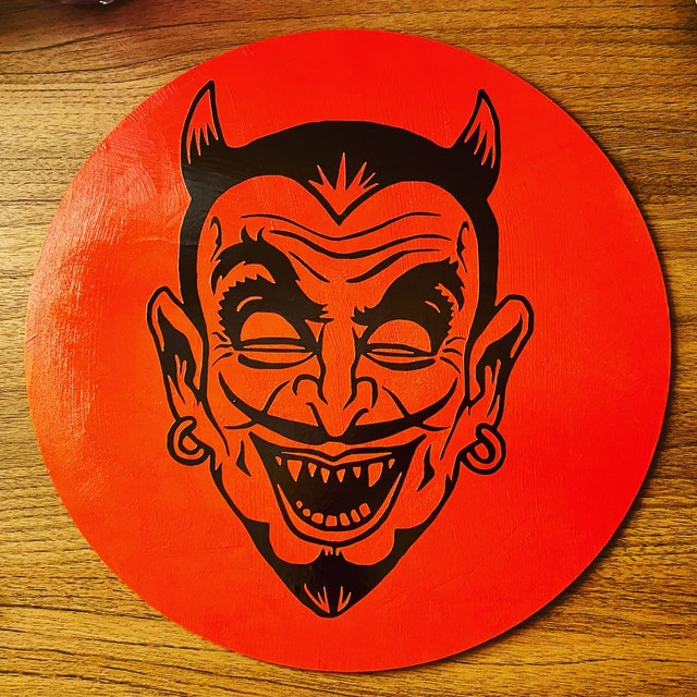 Vintage Devil SVG - Etsy