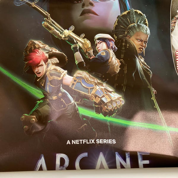 Arcane League of Legends Season 1, Season 2 Animation Movie Poster ...