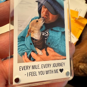 Personalized Dog Sympathy Gift, Pet Loss Memorial, Custom Dog Photo Car Visor Clip, Pet Remembrance Keepsake, Dog Memorial Gift for Car