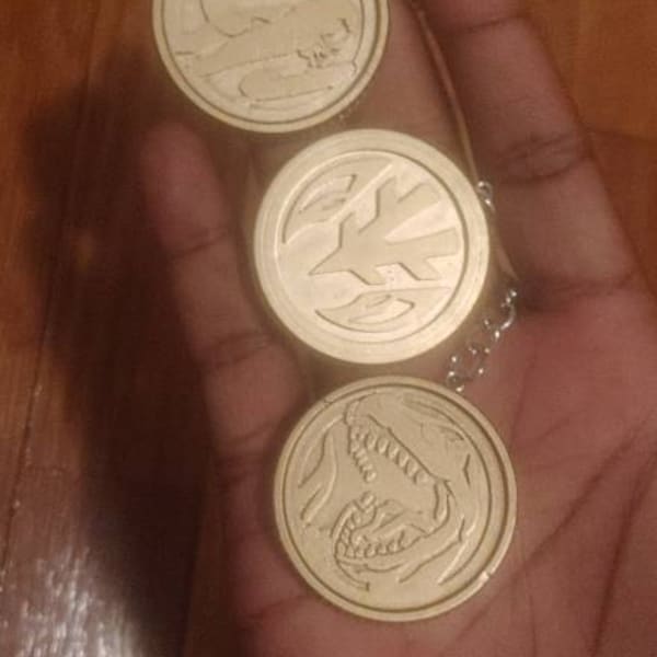 Mighty Morphin Power Rangers Key Chain - Etsy