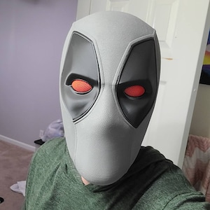 Casco Maschera Deadpool Stampato In 3D - Cosplay O Esposizione - Fatto A Mano UK