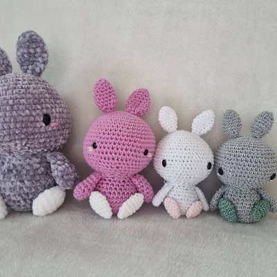 Amigurumi Tiny Bunny Crochet Pattern. Amigurumi Rabbit Pattern ...