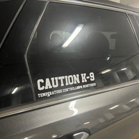 Caution K9 Decal, Canine Stay Back, Decal, Caution Canine Sticker ...