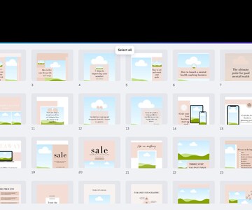Health and Wellness Instagram Canva Template, Health Template, Wellness Template, Health and Wellness Business, Health and Wellness Template