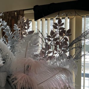 10 Stks/partij Gekleurde Struisvogel Veren Voor Ambachten Wit Zwart Veer Decor Tafel Centerpieces Sieraden Ambachten Decoratie