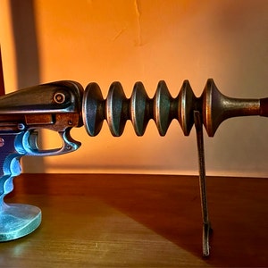 Ray Gun - Item #9200, Cast Aluminum and Bronze, With Spring Ray Gun - Item #9200, Cast Aluminum and Bronze, With Spring