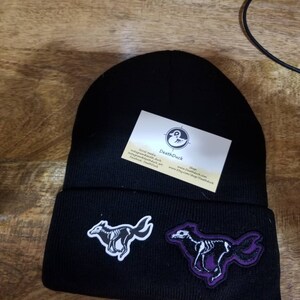 two tailed fox beanie