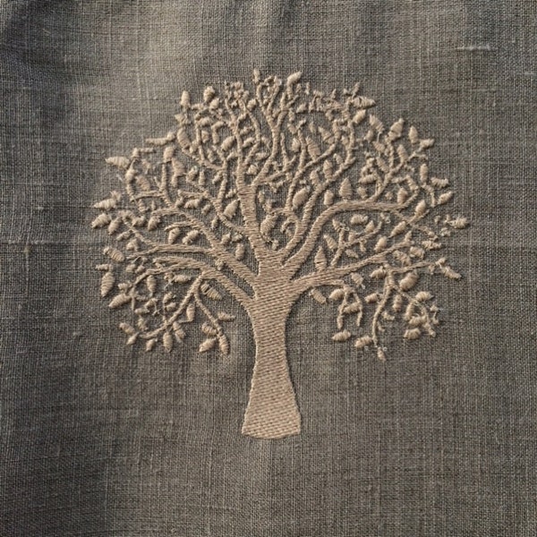 Autumn Fall Tree Embroidery Machine Design - Etsy