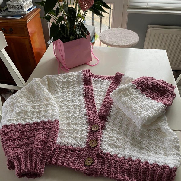 Crochet Pattern-addison Crochet Cardigan Pattern Pdf-women Crochet ...